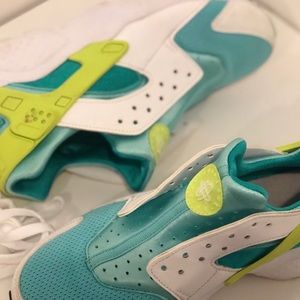 Blue, and Green huaraches